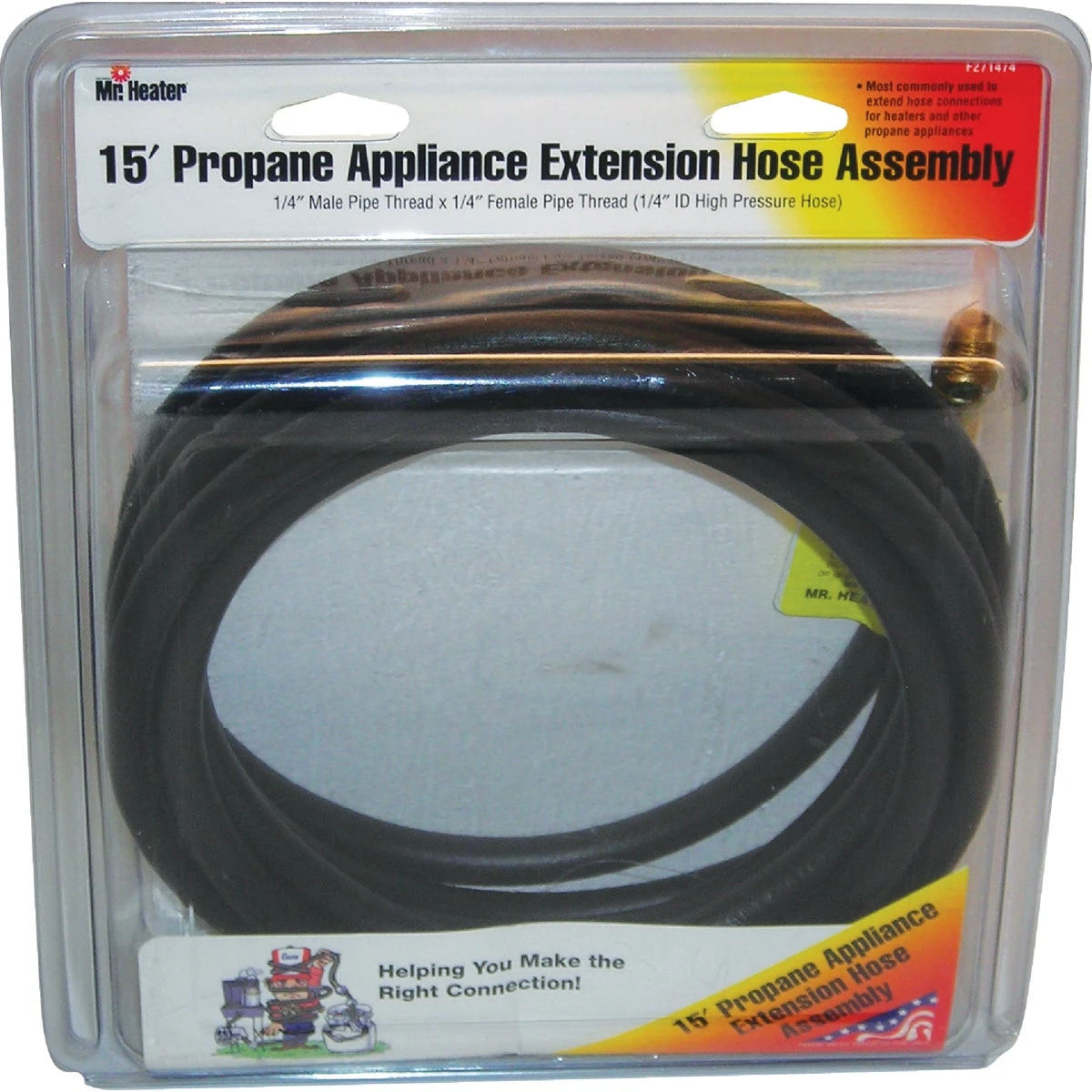 15 Ft. X 3/8 In. Mpt X 3/8 In. Fpt Lp Hose Assembly