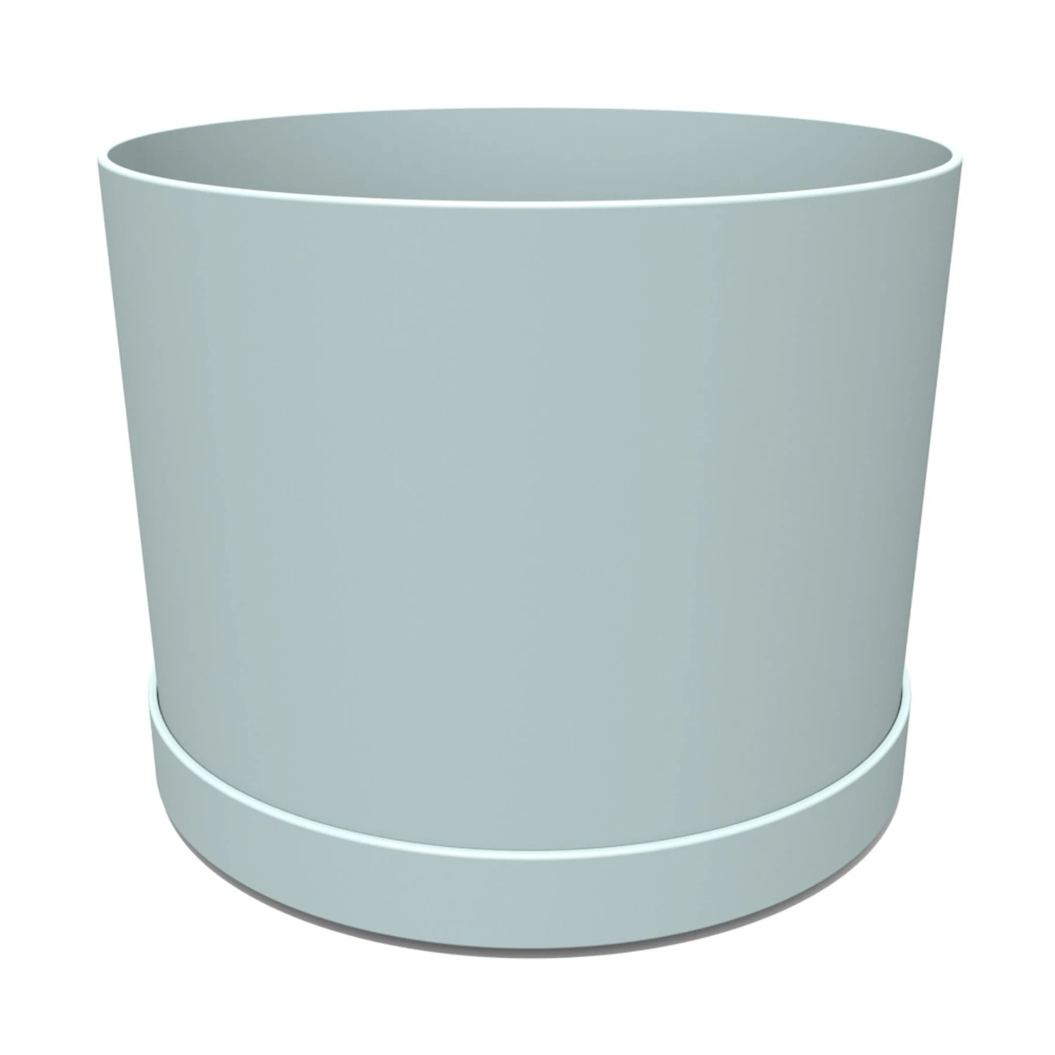 Bloem Mathers Collection 6-Inch Misty Blue Plastic Planter – Indoor/Outdoor Round Planter