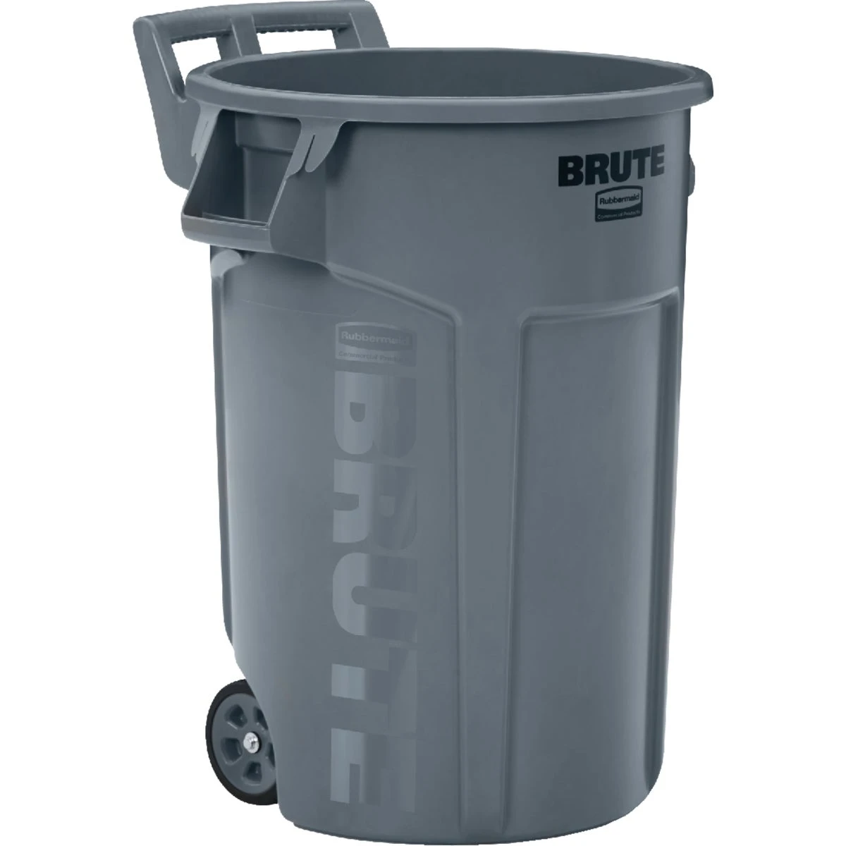 Brute Vented Wheeled Trash Can, 44 Gallon Capacity, Durable Heavy-Duty Construction