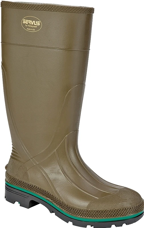 Max 15" Men's Rubber Boots, Tdt Technology, Olive, Size 10