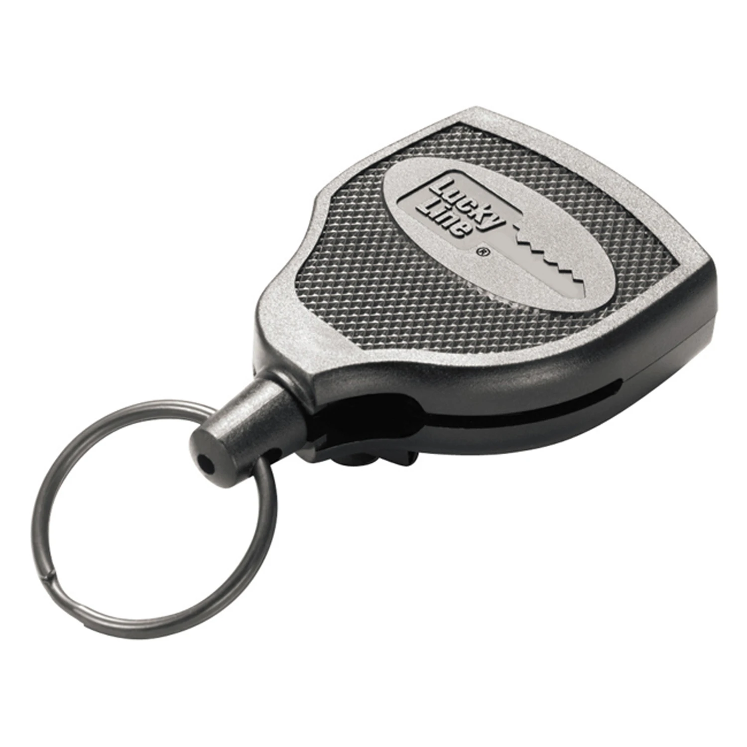 Key Bak Clip-on 48 Inch Chrome Retractable Key Chain With Kevlar Cord