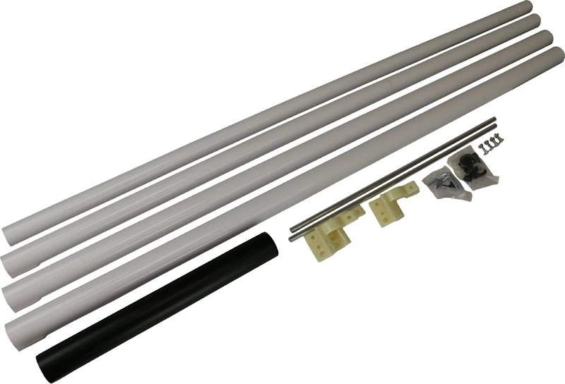 Mp-19p Aluminum Telescoping Pole Kit For Purple Martin Bird House, 15 Feet