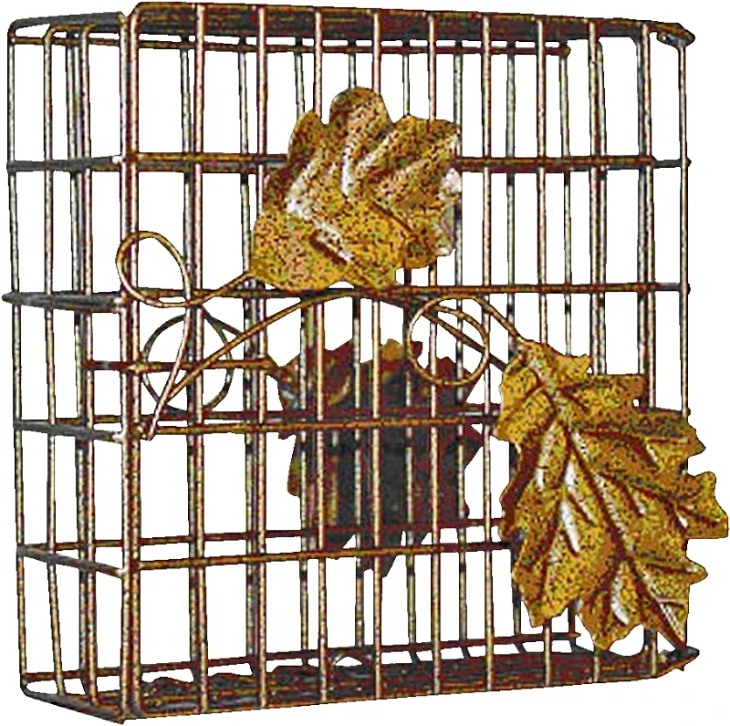 Copper Leaf Suet Cage Feeder, 2.25 X 5.25 X 5.25-inches, Model 2304