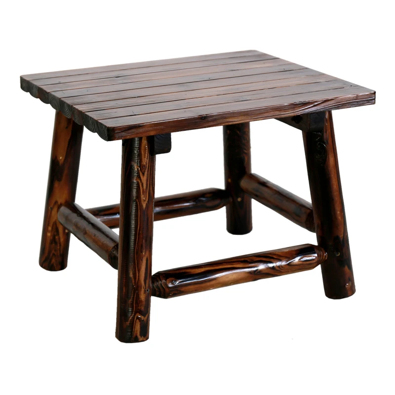 Solid Wood End Table, 24" X 24" X 19" - Model Tx93702