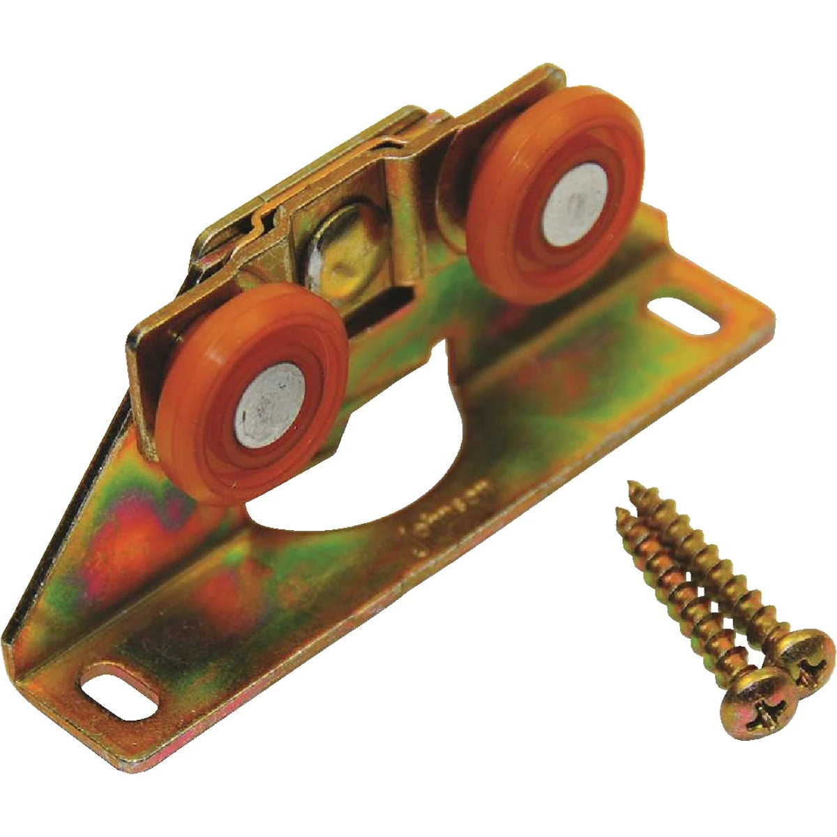 Universal Pocket Door V Track Hanger with Two Wheels for Smooth Sliding
