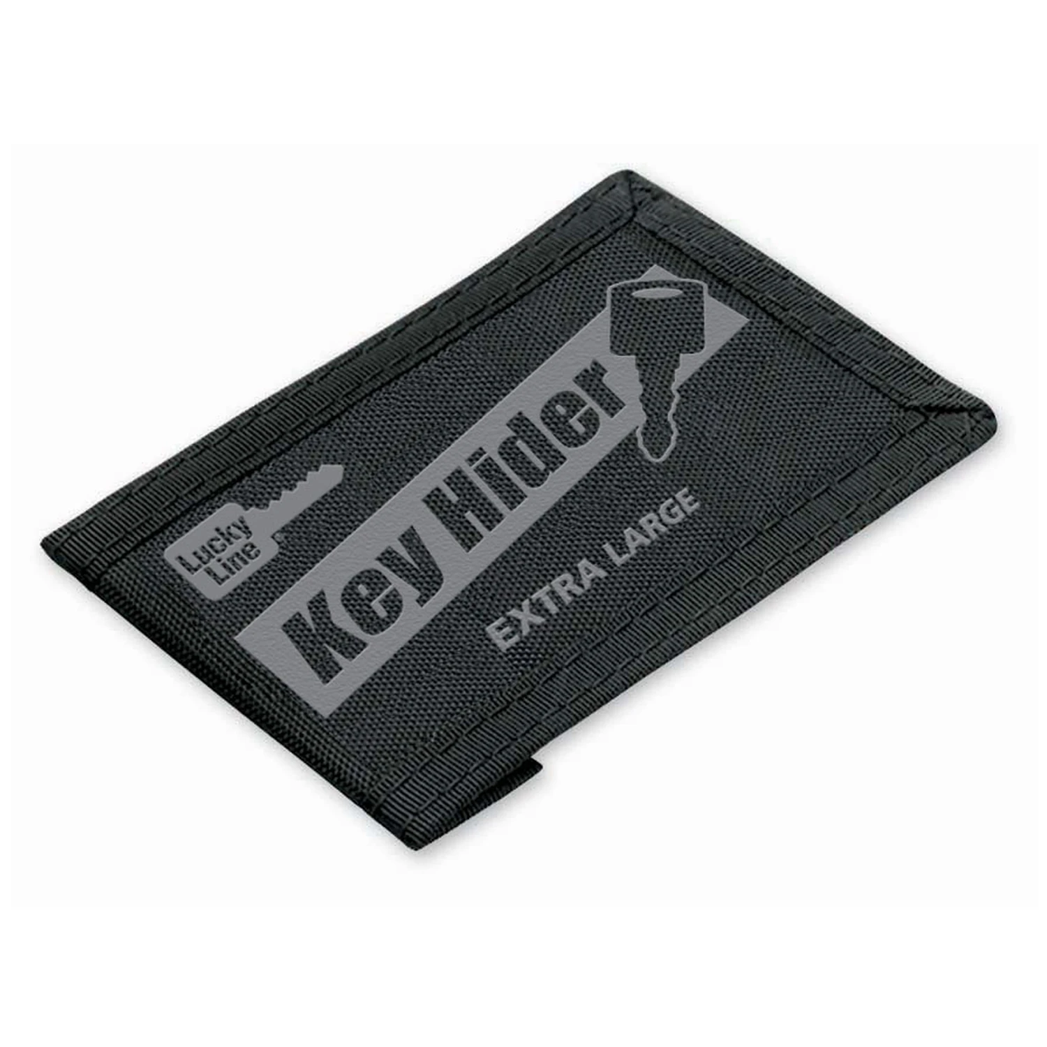 Black Nylon Pouch Key Hider - 4 In. X 2-3/4 In. X 1/8 In.