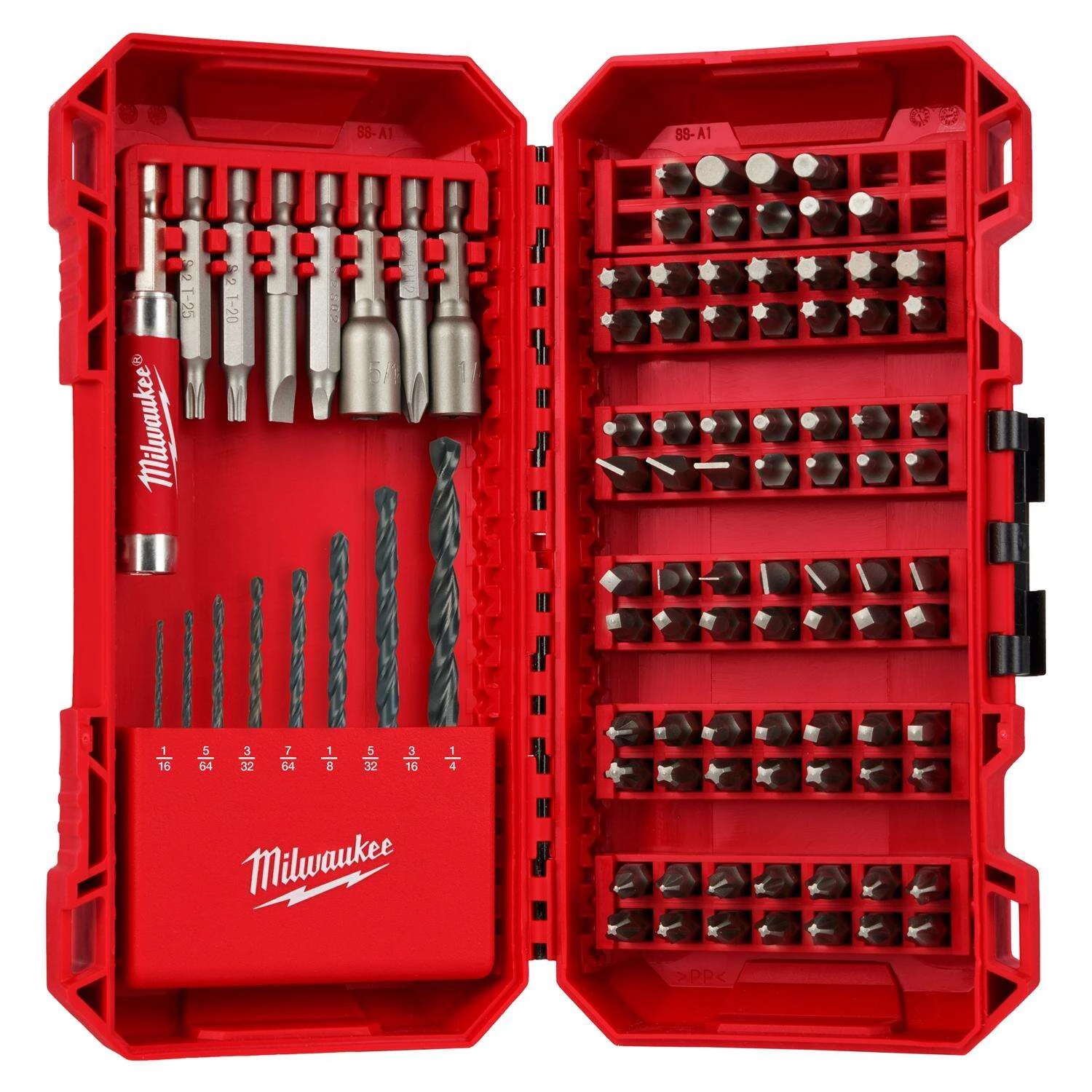 95-piece Drill And Drive Bit Set With Magnetic Nut Drivers
