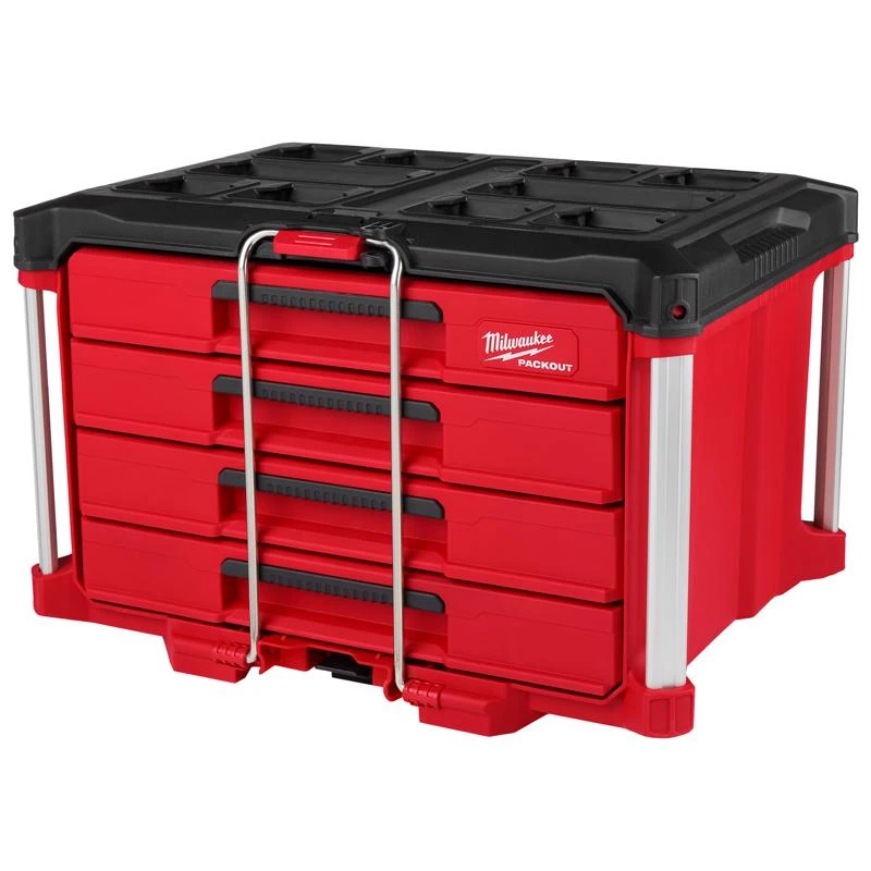 Packout 4-drawer Tool Box, 50 Lb. Capacity, Modular Storage System