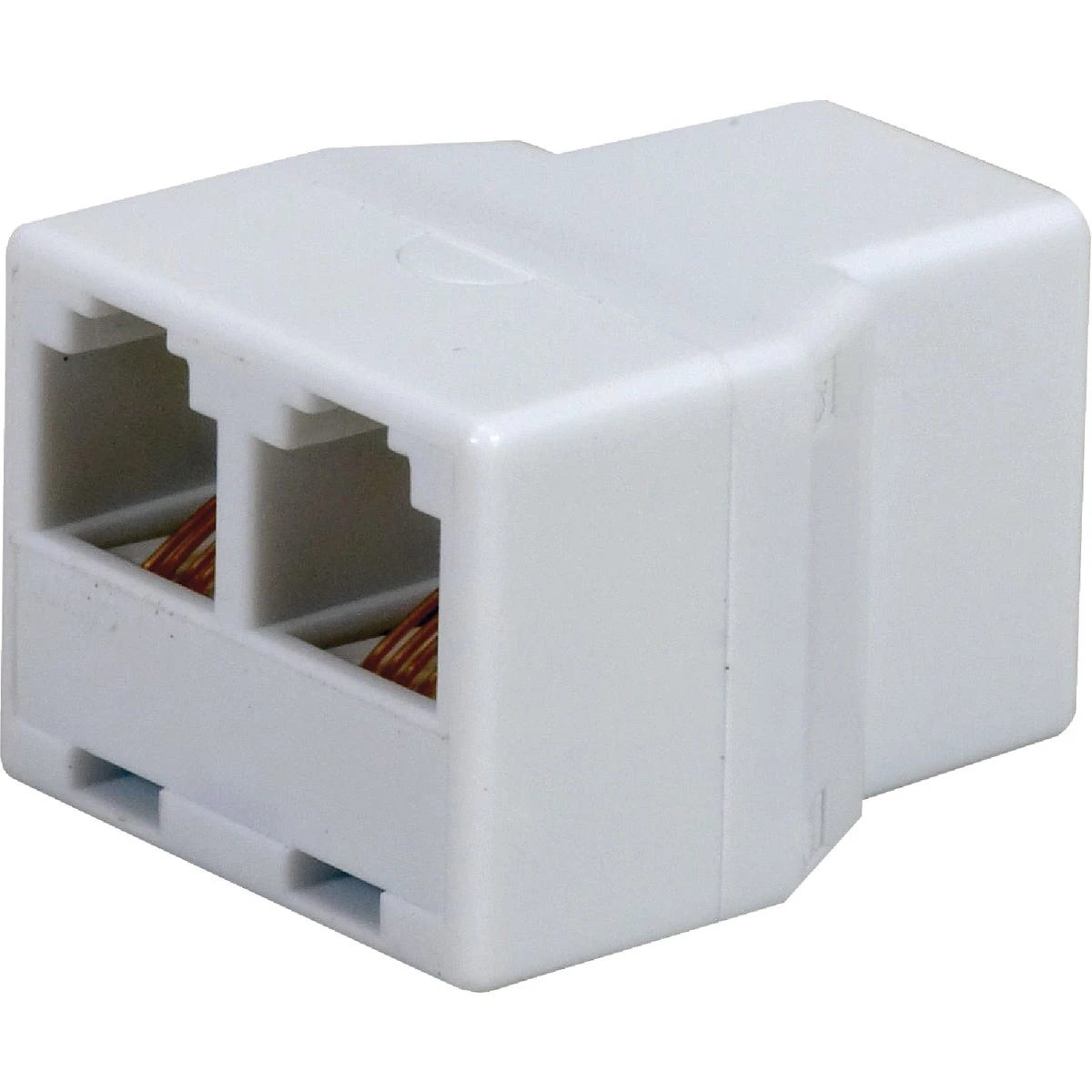 White 2-line Phone Splitter Jack Tp270whr For 2 Devices