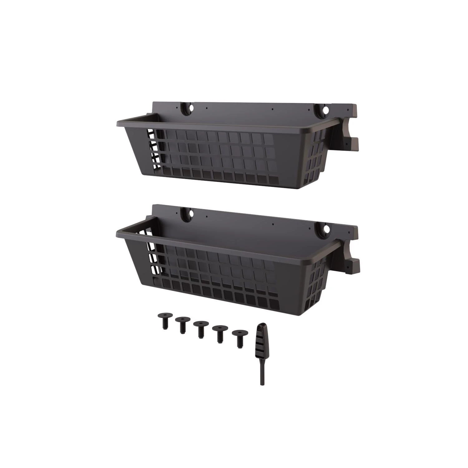 2-Pc. Storage Basket Accessory for Garage or Shed