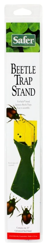 Metal Feeder Stand for Japanese Beetle Trapper Durable Outdoor Pest Control Accessory