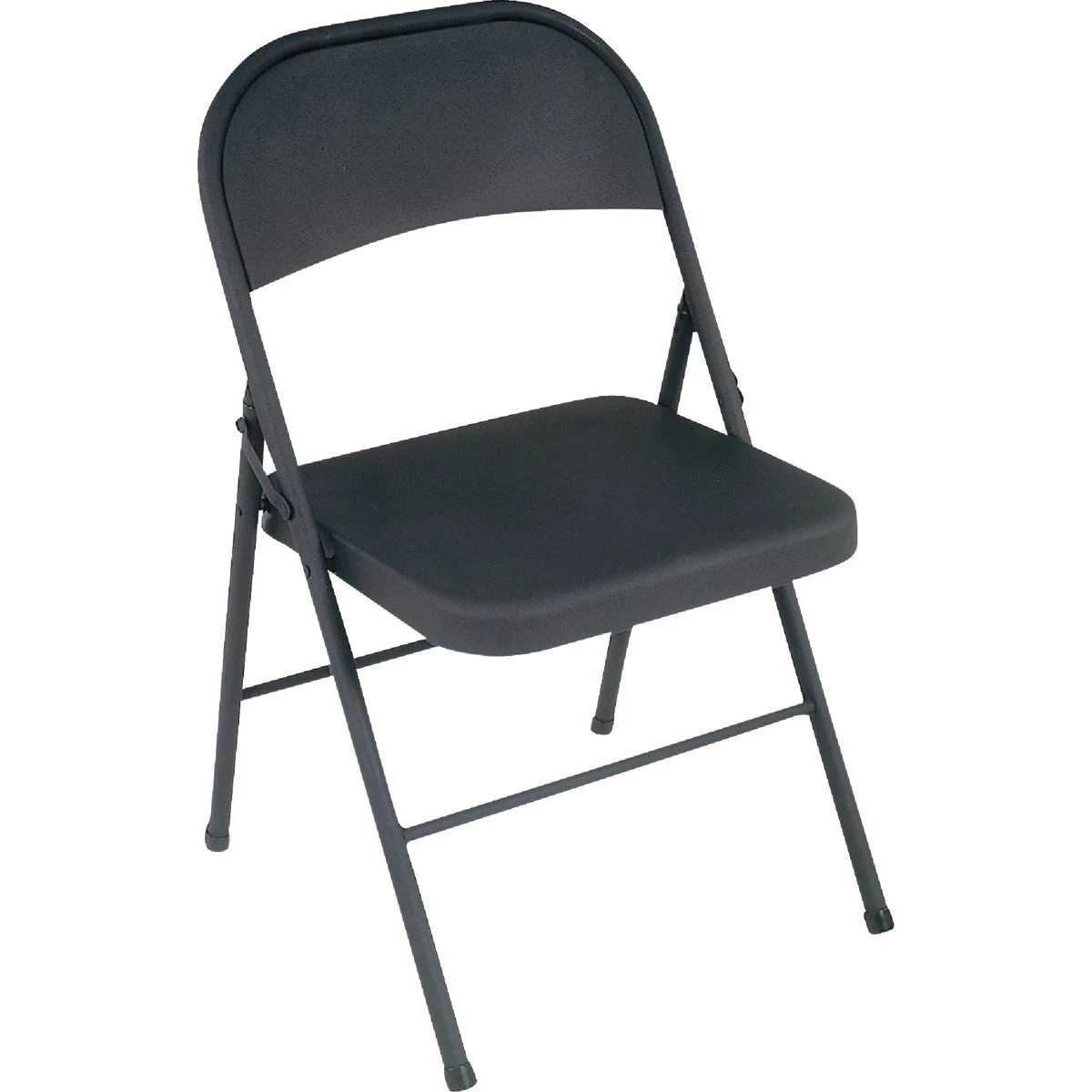 All Steel Folding Chair, Black - Model 14-711-blk4, 250 Lb Capacity