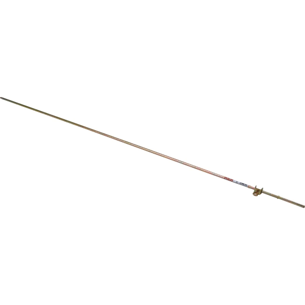 Copper-Plated Antenna Ground Rod, Three Eighths Inch Diameter by Four Feet Length