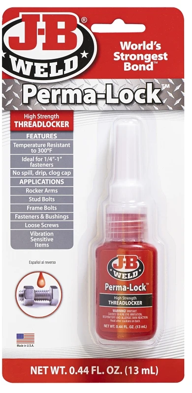 Perma-lock 0.44 Oz. High Strength Red Threadlocker - Model 27113