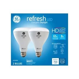 LED Refresh HD Bulb, Daylight, 700 Lumens, 8 Watt, 2-Pk.