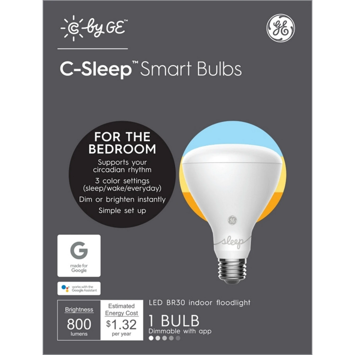 Cync LED C-Sleep Smart Bulb, R30