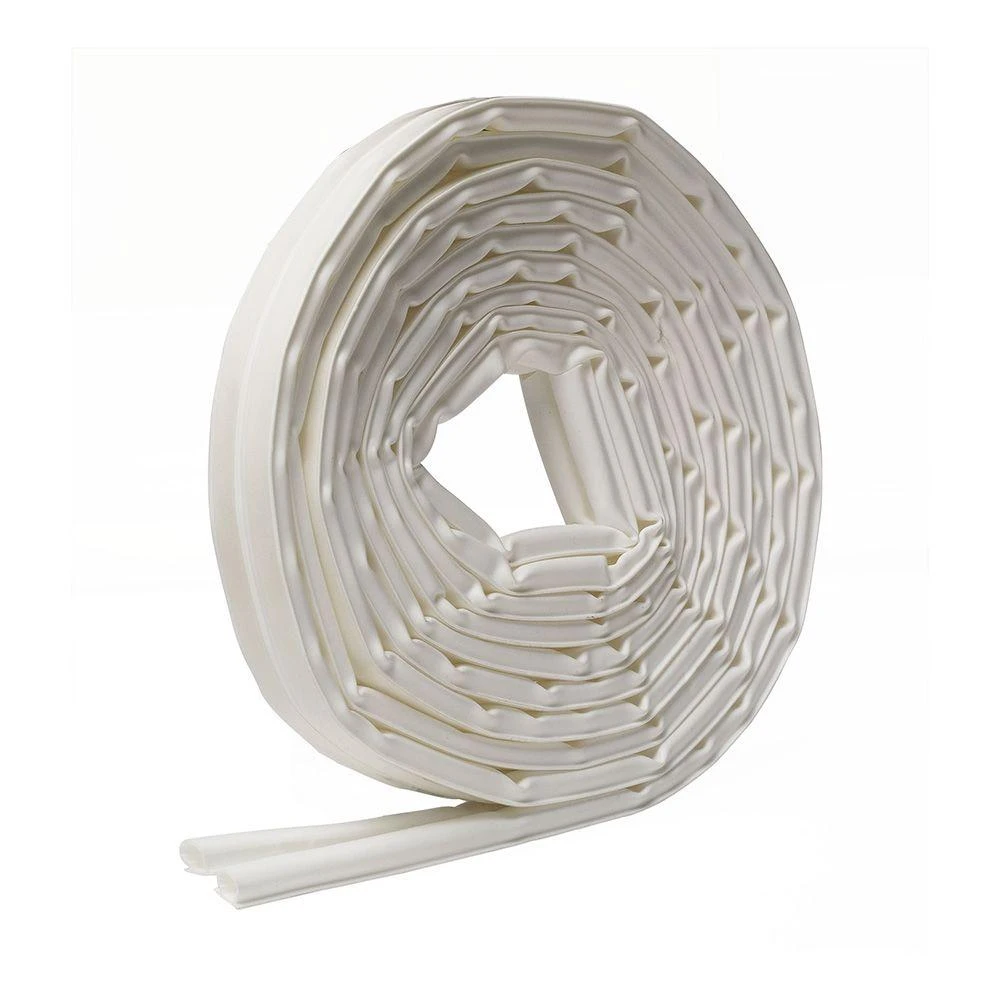 Thermoplastic Rubber Weatherseal, Three Eighths Inch Wide by Five Sixteenths Inch Thick by Twenty Feet Long
