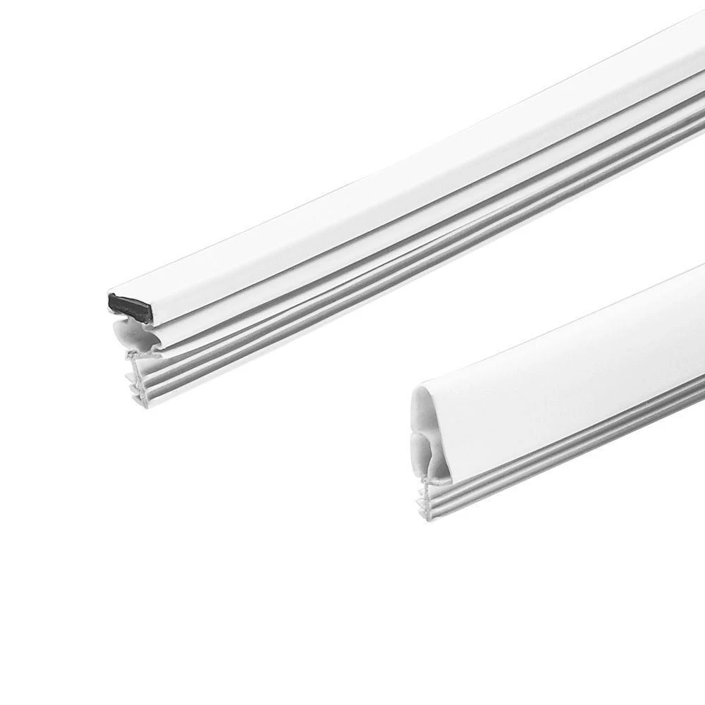 Magnetic Door Seal Replacement Kit For Kerfed Doors, 17 Ft. White