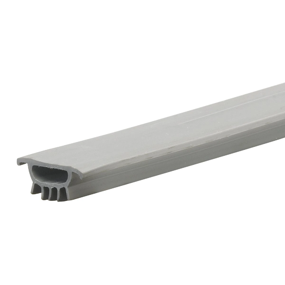 1" W X 7/16" H X 3' L Gray Vinyl Door Bottom Insert