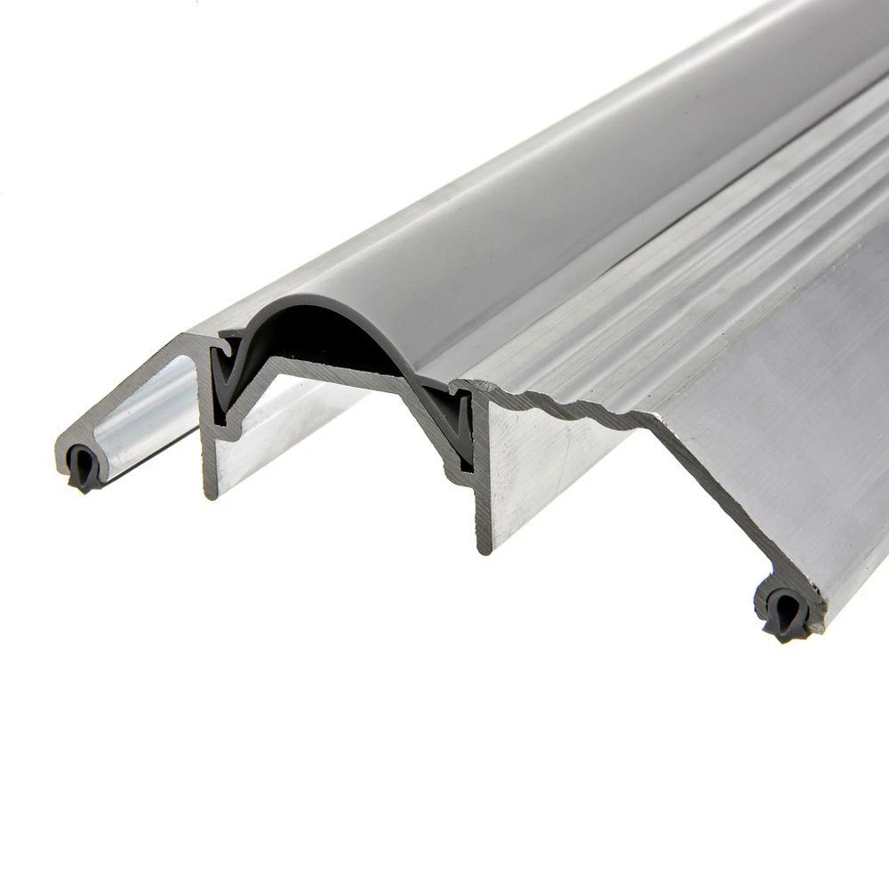 Aluminum Threshold, 3-3/4" X 36" With Vinyl Insert And Feet