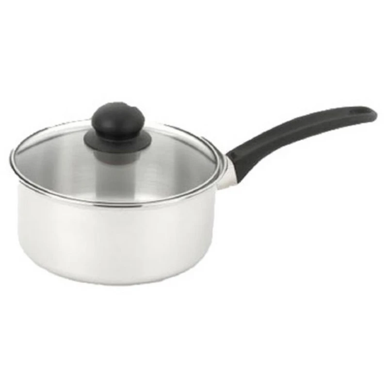 2 Quart Stainless Steel Saucepan with Lid Durable Cookware