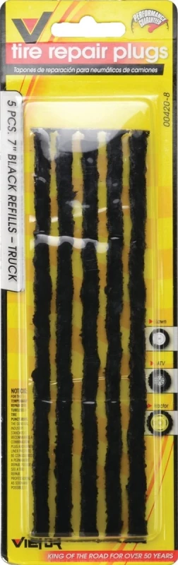 Tubeless Truck Tire Repair Kit in Black for Heavy-Duty Truck Tires