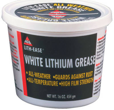 Lock-ease All-weather White Lithium Grease, 1-lb. For Automotive And Marine Use
