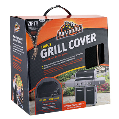 Premium Grill Cover, 65 X 25 X 45-inches With Uv Protection And Zip-it Feature