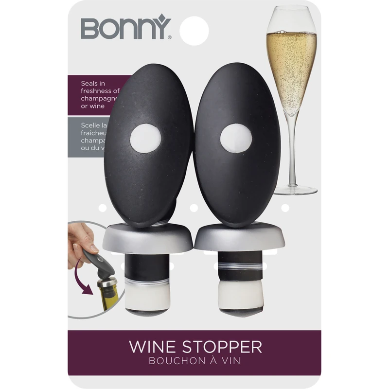 Bonny Barware Wine Stopper, 2-Pk.