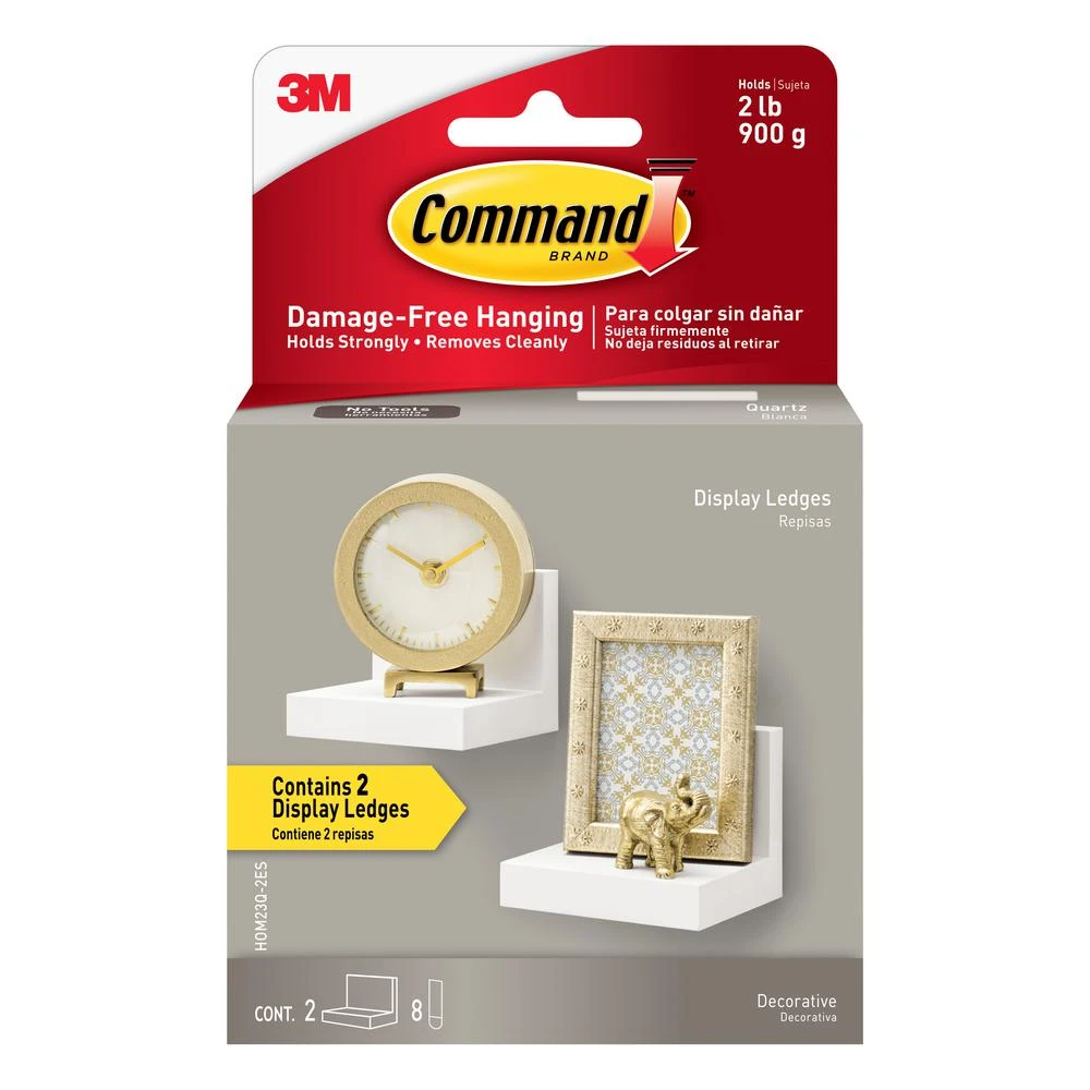 Display Ledges, Quartz Color, 2-Pk.