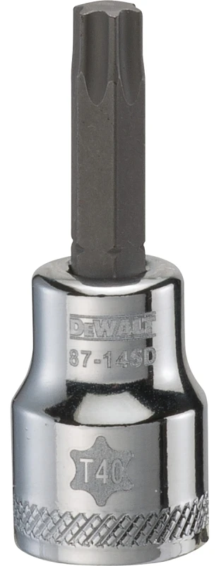 T40 Star Torx Socket with 3/8 Inch Drive