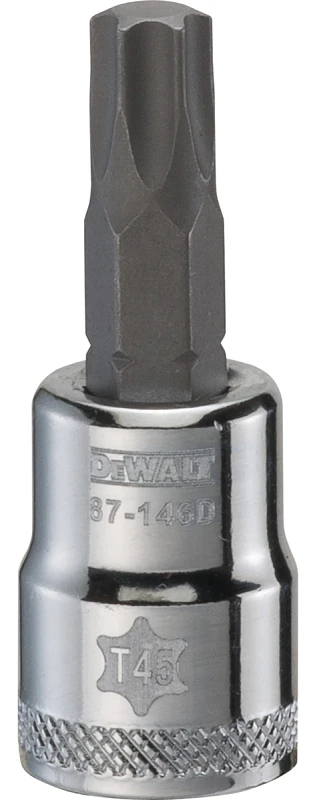 T45 Star Torx Socket with 3/8 Inch Drive