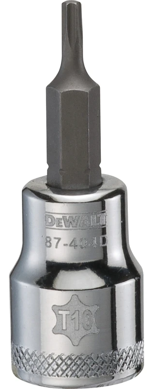 T10 Star Torx Socket with 3/8 Inch Drive for Precision Fastening