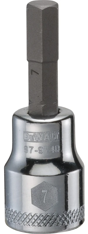 7 Millimeter Hex Bit Socket with 3/8 Inch Drive