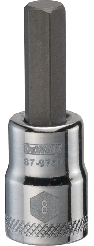 8 Millimeter Hex Bit Socket with 3/8 Inch Drive