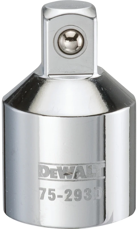 Reducing Adapter, Polished Chrome Vanadium Steel, 3/4 Inch by 1/2 Inch
