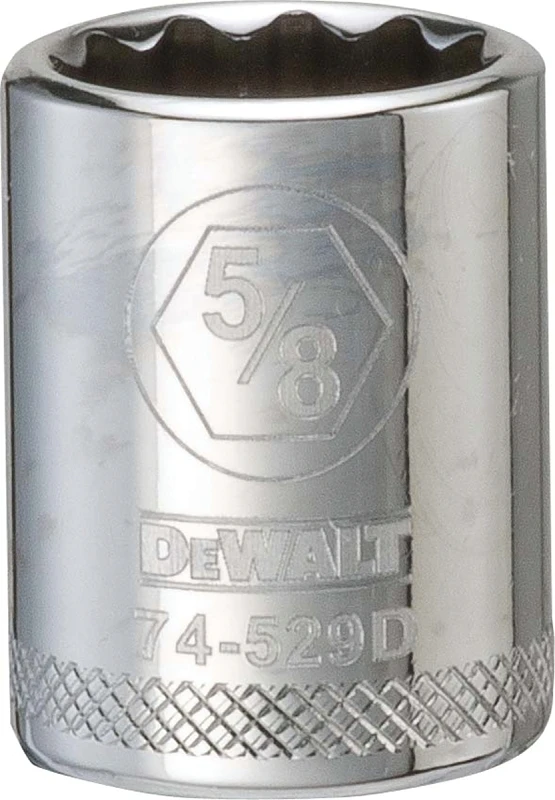 Sae Shallow Socket, 12-point, 5/8 In., 3/8 In. Drive, Dwmt74529osp