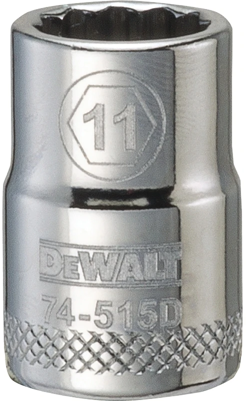 Metric Shallow Socket, 12-point, 3/8 In. Drive, 11mm - Dwmt74515osp