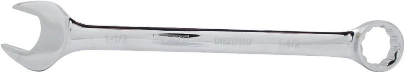 Combination Wrench, 1 and 1/2 Inch Size, Durable Steel Construction
