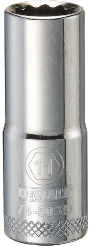 Metric Deep Socket 11 Millimeter 12-Point 3/8 Inch Drive