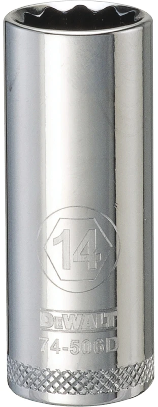 Metric Deep Socket, 12-point, 3/8 In. Drive, 14mm - Dwmt74506osp
