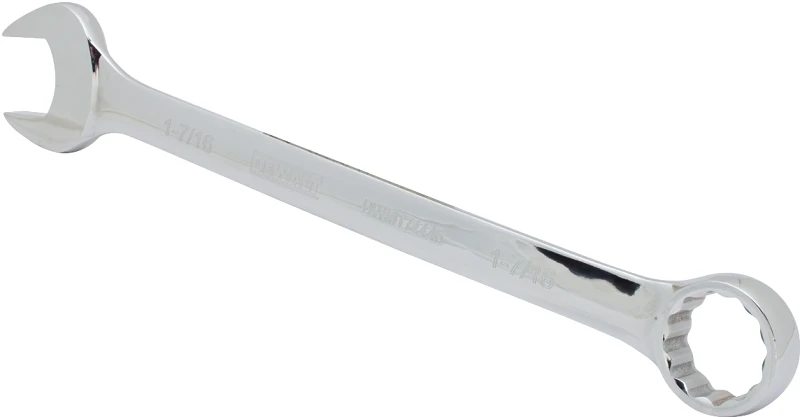 Combination Wrench 1 and 7 Sixteenths Inch Size Durable Steel Construction