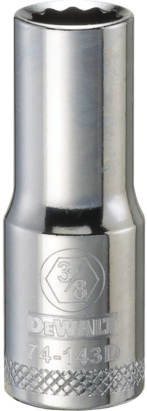 3/8 In. Drive Deep Sae Socket, 12-point, Model Dwmt74143osp