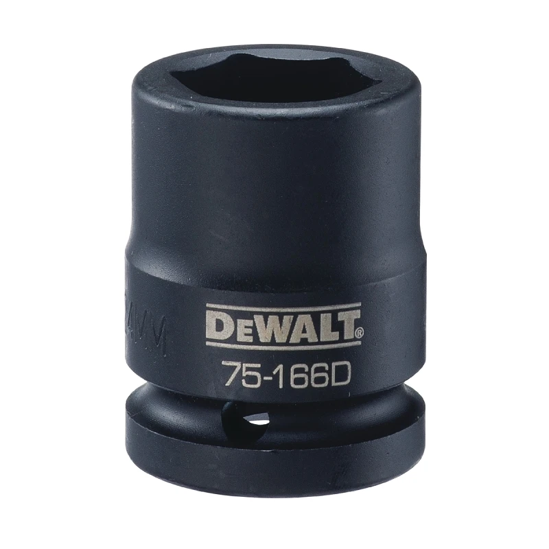 Metric Impact Socket, 6-point, 3/4 In. Drive, 24mm With Lifetime Warranty