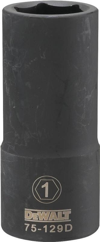Society of Automotive Engineers Deep Impact Socket, Six-Point, Three Quarter Inch Drive, One Inch Size