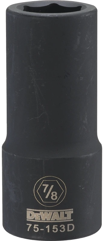 Society of Automotive Engineers Deep Impact Socket, 6-Point, Three Quarter Inch Drive, Seven Eighths Inch Size