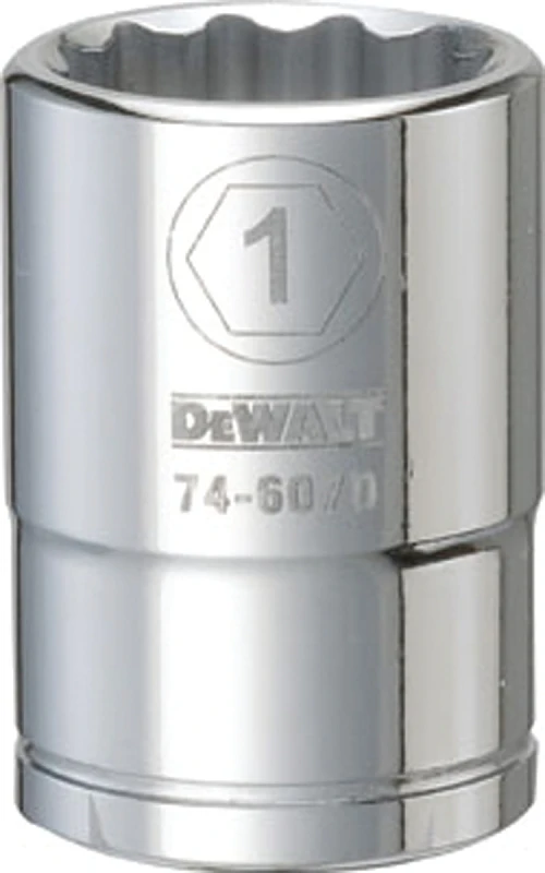 Socket 12-Point 3/4 Inch Drive 1 Inch Size Durable Steel Construction