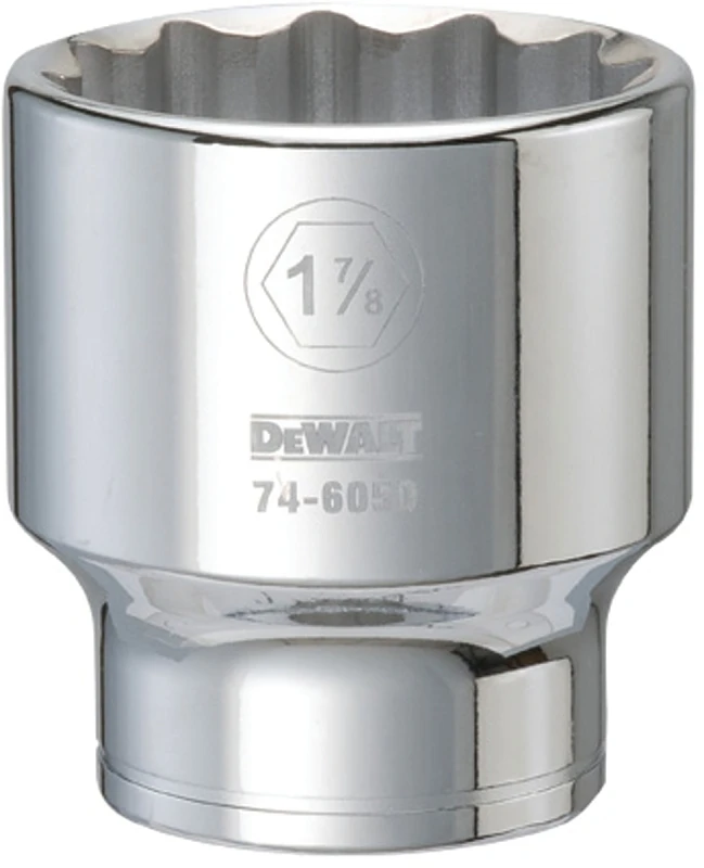 Socket 12-Point 3/4 Inch Drive 1-7/8 Inch Size Durable Steel Construction