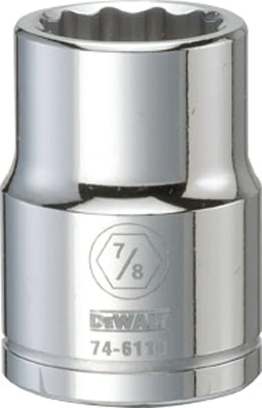 Socket Wrench, 12-Point Design, Three Quarter Inch Drive, Seven Eighth Inch Size