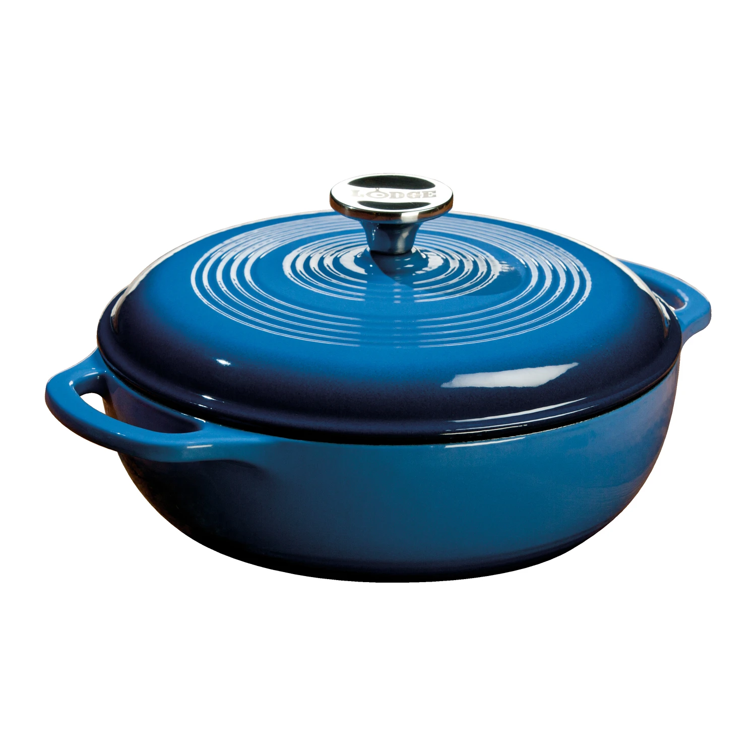 3 Quart Enameled Cast Iron Dutch Oven In Blue - Versatile Cookware